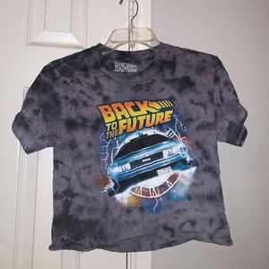 back to the future graphic crop top ⚡️